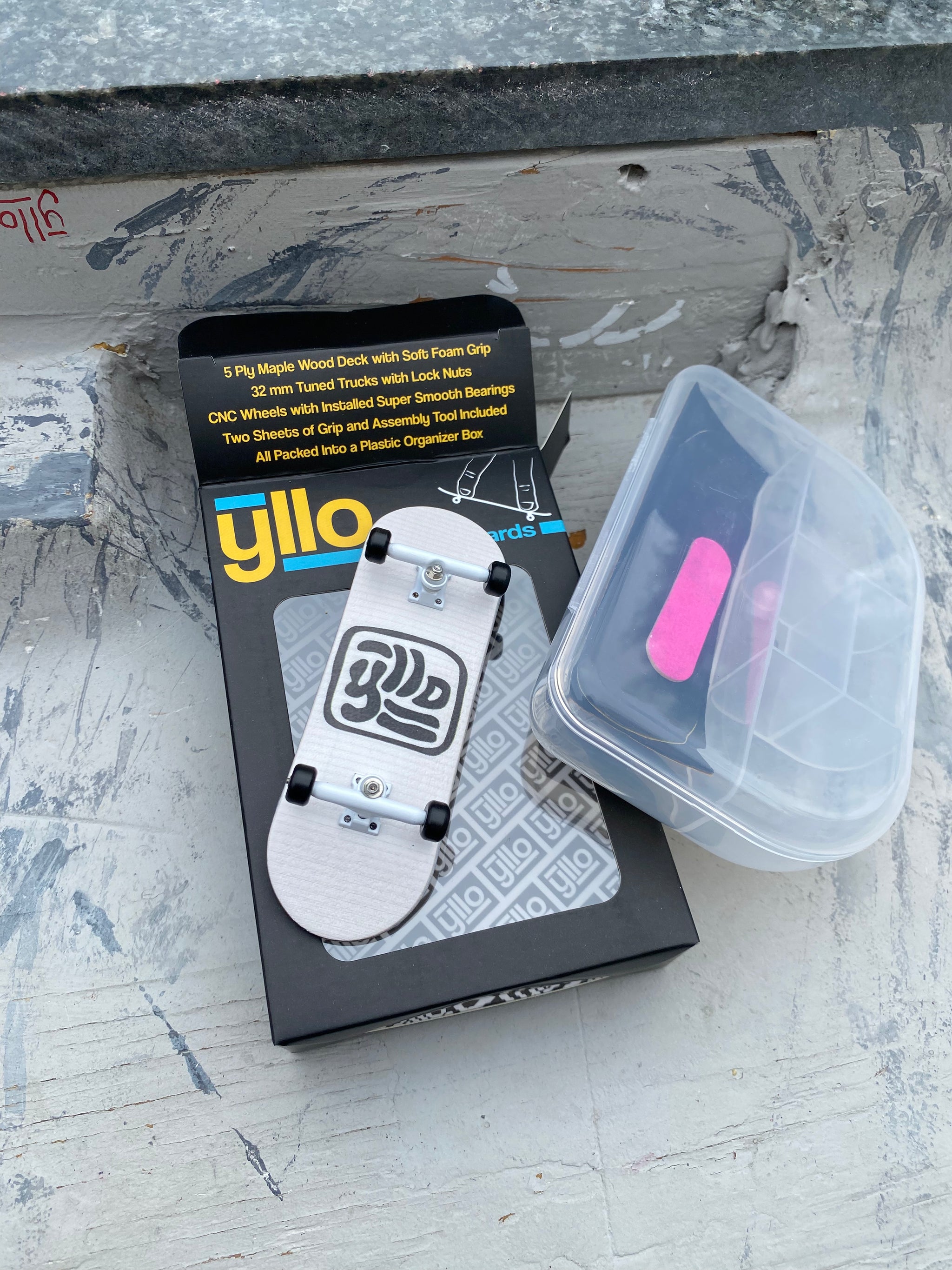 LIBER × Geek Field _ Buddy Mat_sc Order 34mm Premium Pro Fingerboard Complete with Obsius